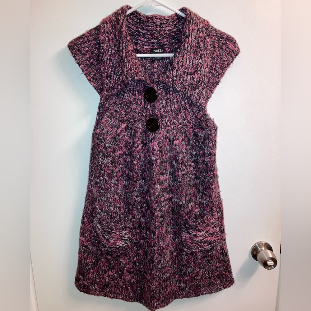 Rue21 short sleeve cardigan
